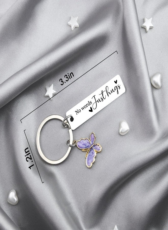 MOEXUKO In Memory of Loved One Gifts Sympathy Gifts for Loss of Loved One Memorial Gift for Loss of Mom Dad Memorial Keychain Remembrance Gift for Losses Bereavement Condolence Grief Present Keyring - Image 2